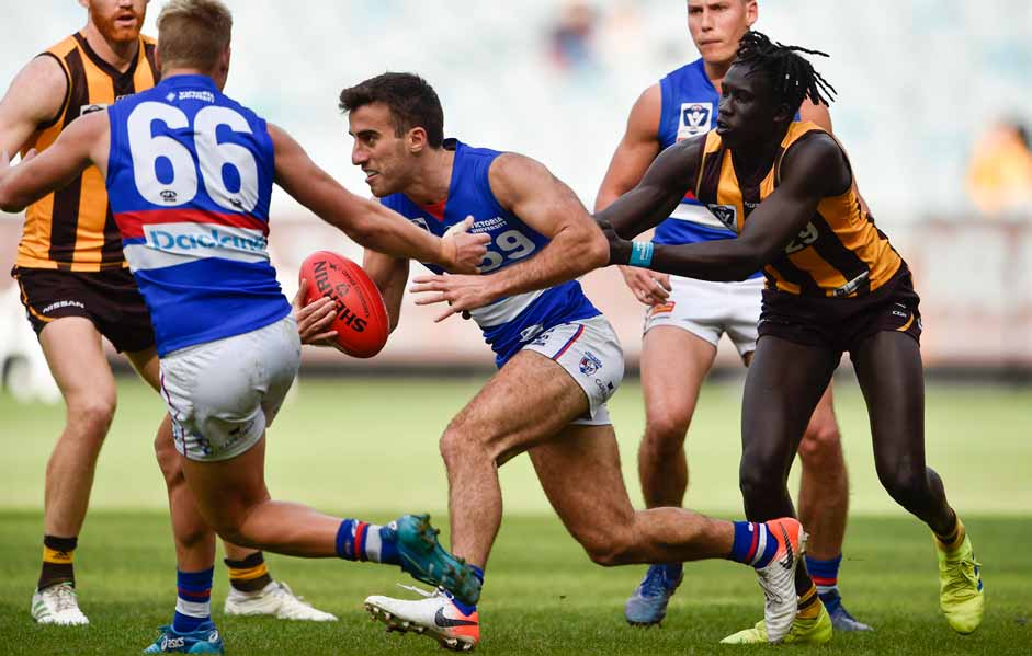 HERO_VFLRD6.jpg The Footscray Bulldogs and Box Hill Hawks played out a thrilling draw at the MCG on Sunday afternoon. (Photo: Liz Vagg) - Western Bulldogs